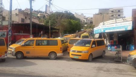 استمرار إضراب سائقي المركبات العمومية في جنين